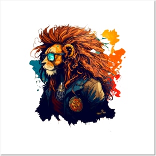 Hipster Lion Posters and Art